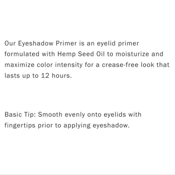 Basic Beauty Hemp infused Eyeshadow Primer - Picture 2 of 6